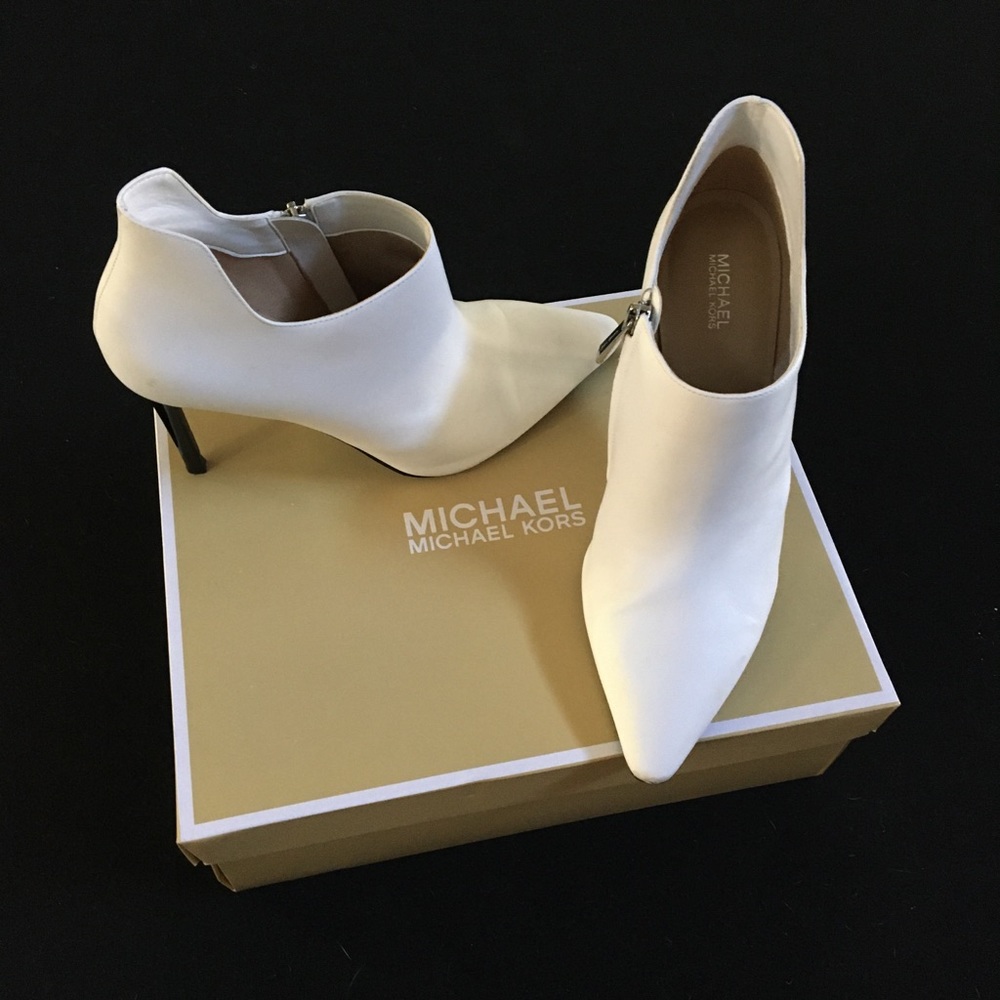 Michael Kors Corrine White Ankle Boot